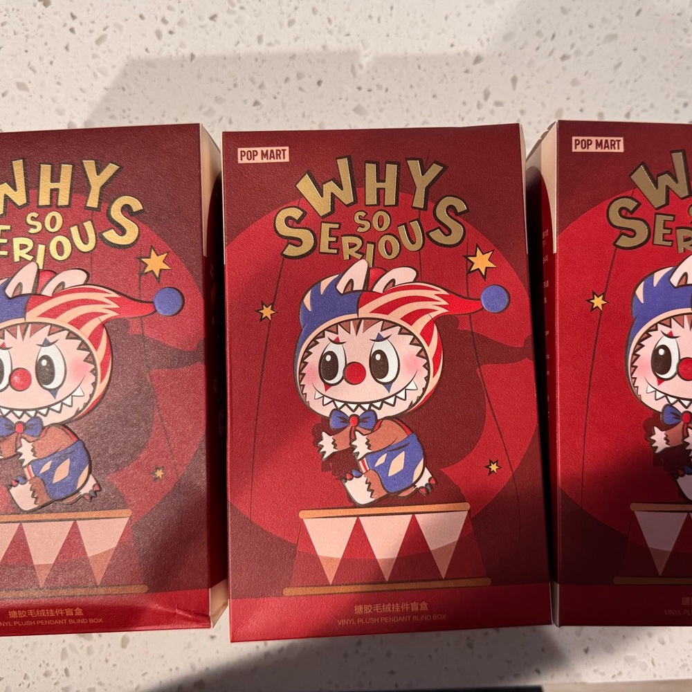 Lumino Feast Authentic NIB Why So Serious  Vinyl plush - Picture 3 of 4